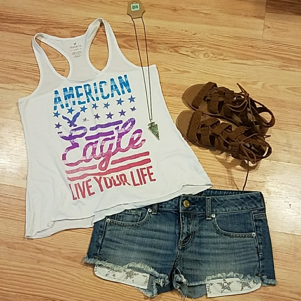 American Eagle Racer Back Tank Top